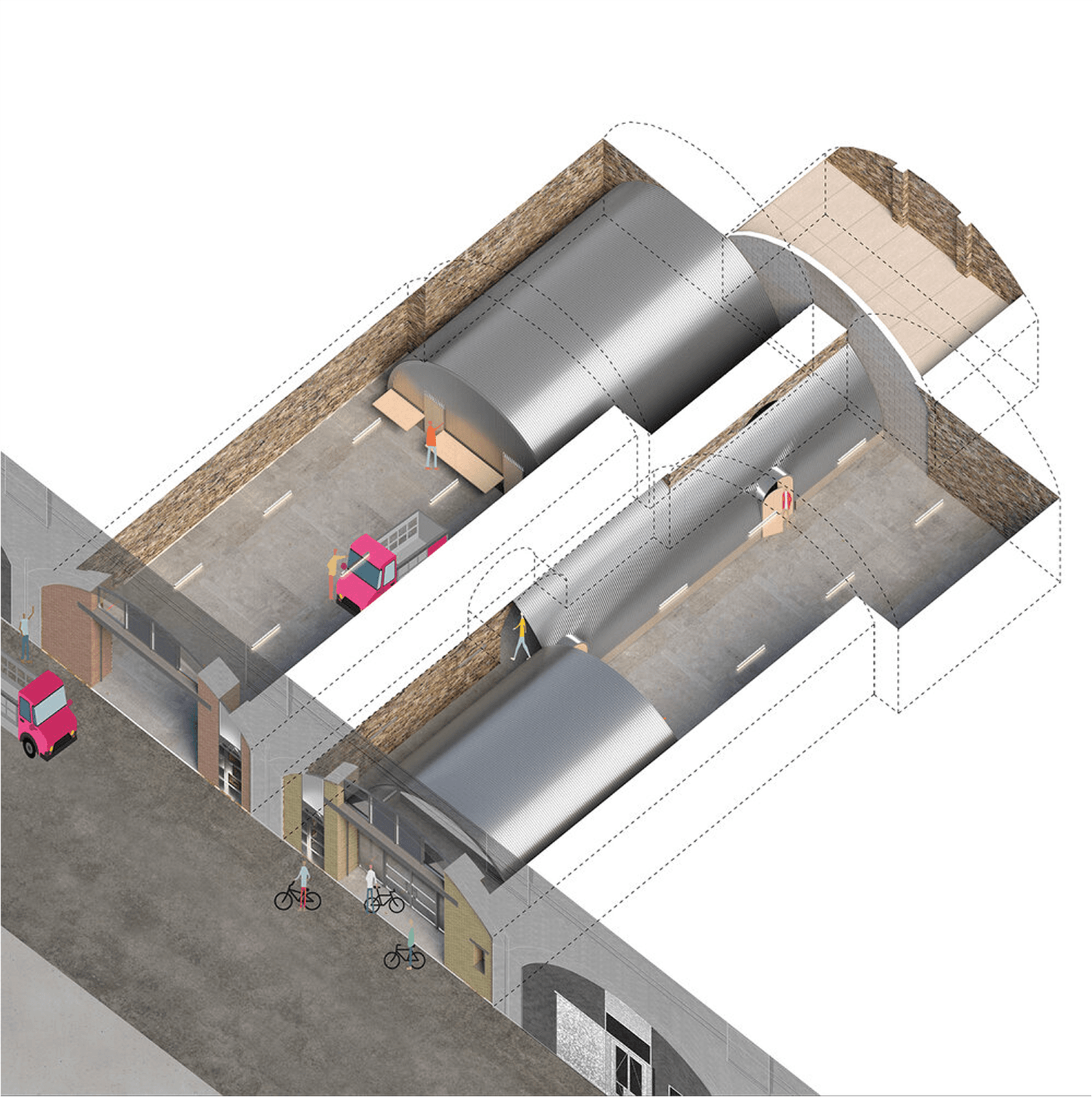 Green Logistics Centre plan schematic