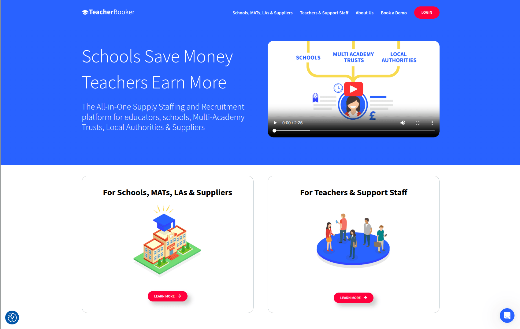 TeacherBooker Homepage